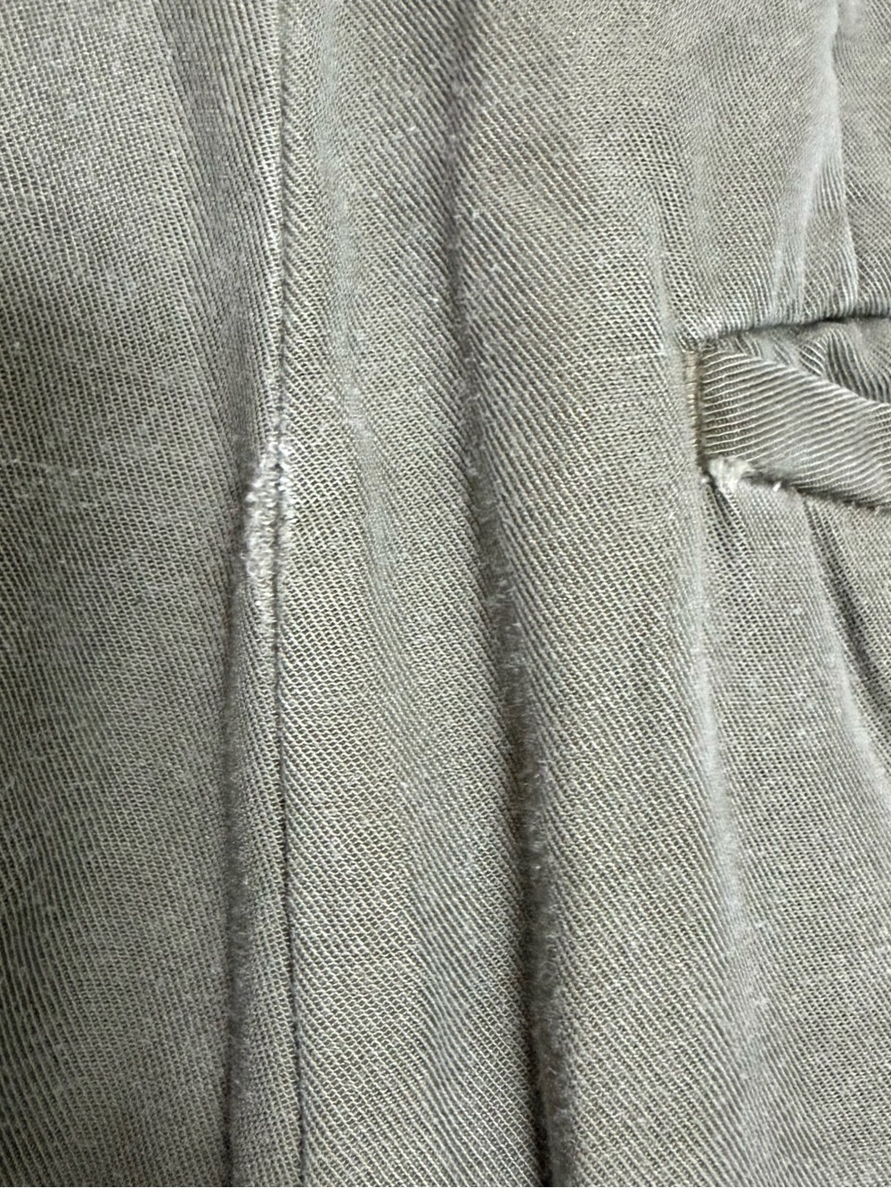 Cartonnier Anthropologie Paperbag Pants Sz 8 Olive Green Cropped Tie Waist 90s - Picture 9 of 15